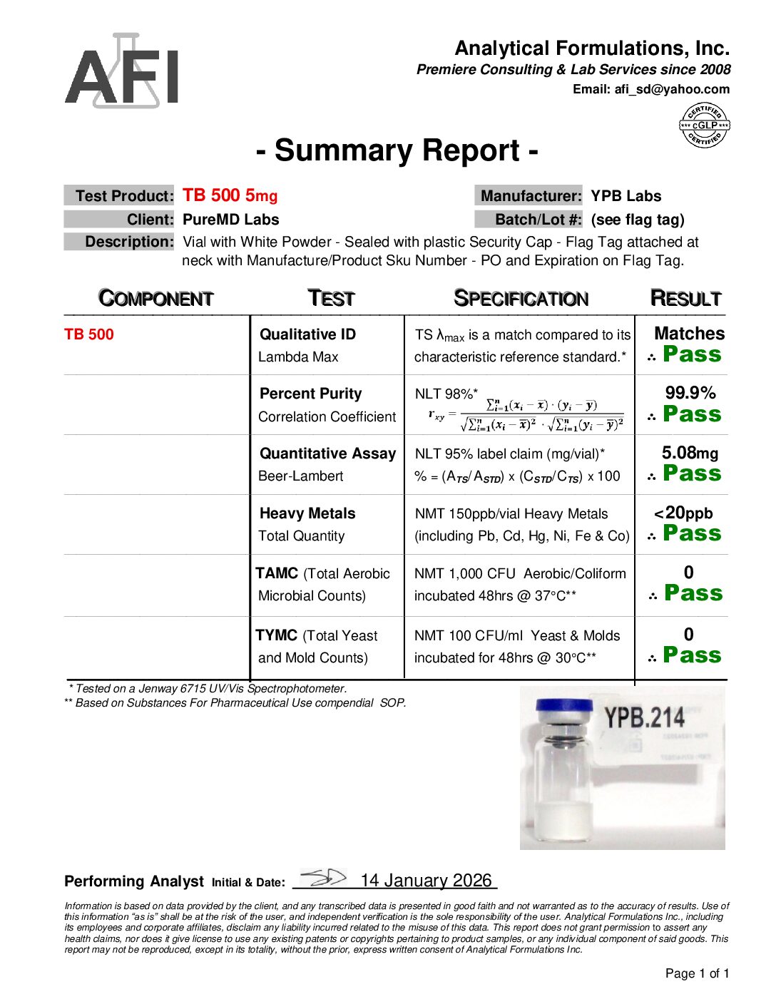 TB-500 (5mg) - Image 3