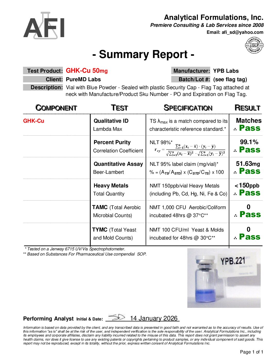 GHK-Cu (50mg) - Image 3