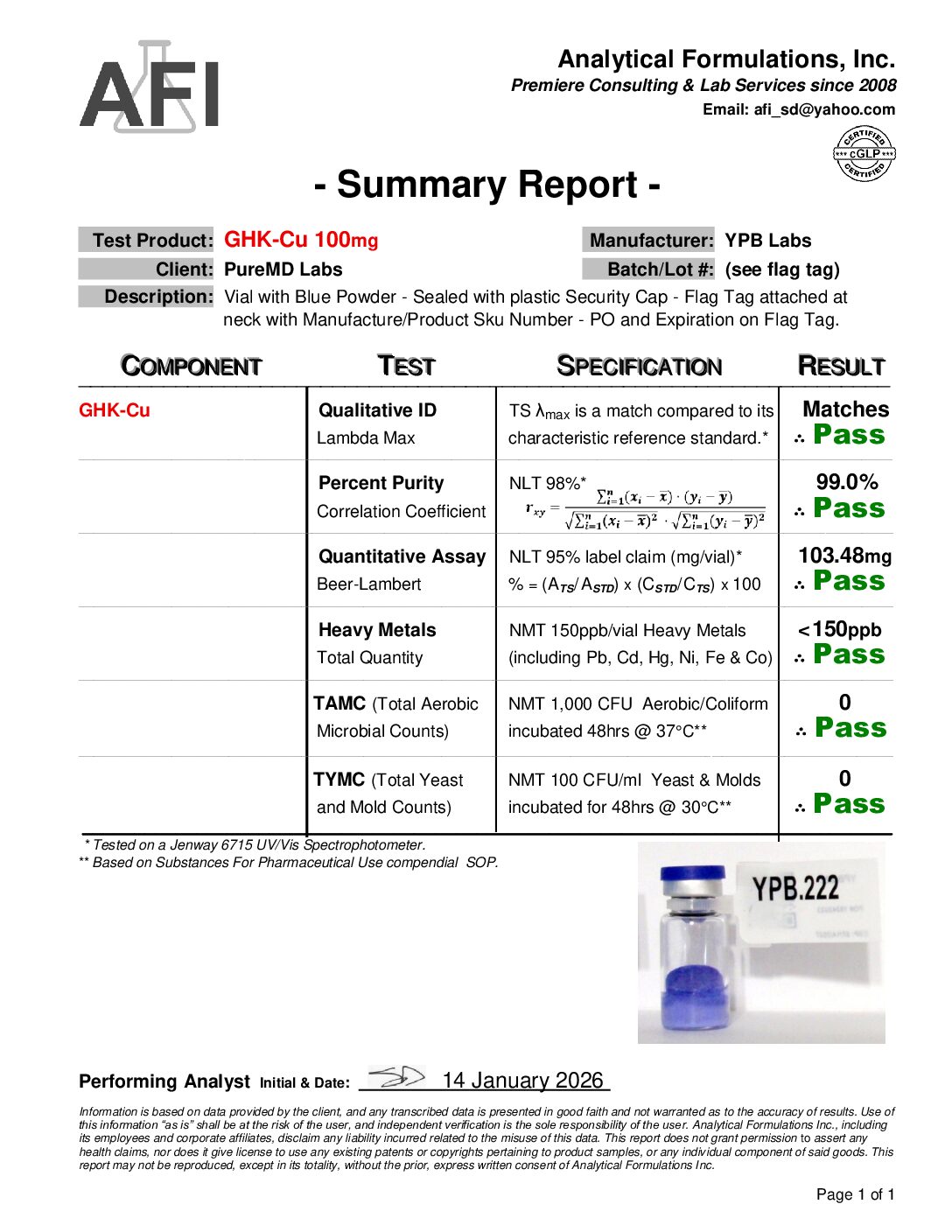 GHK-Cu (100mg) - Image 3