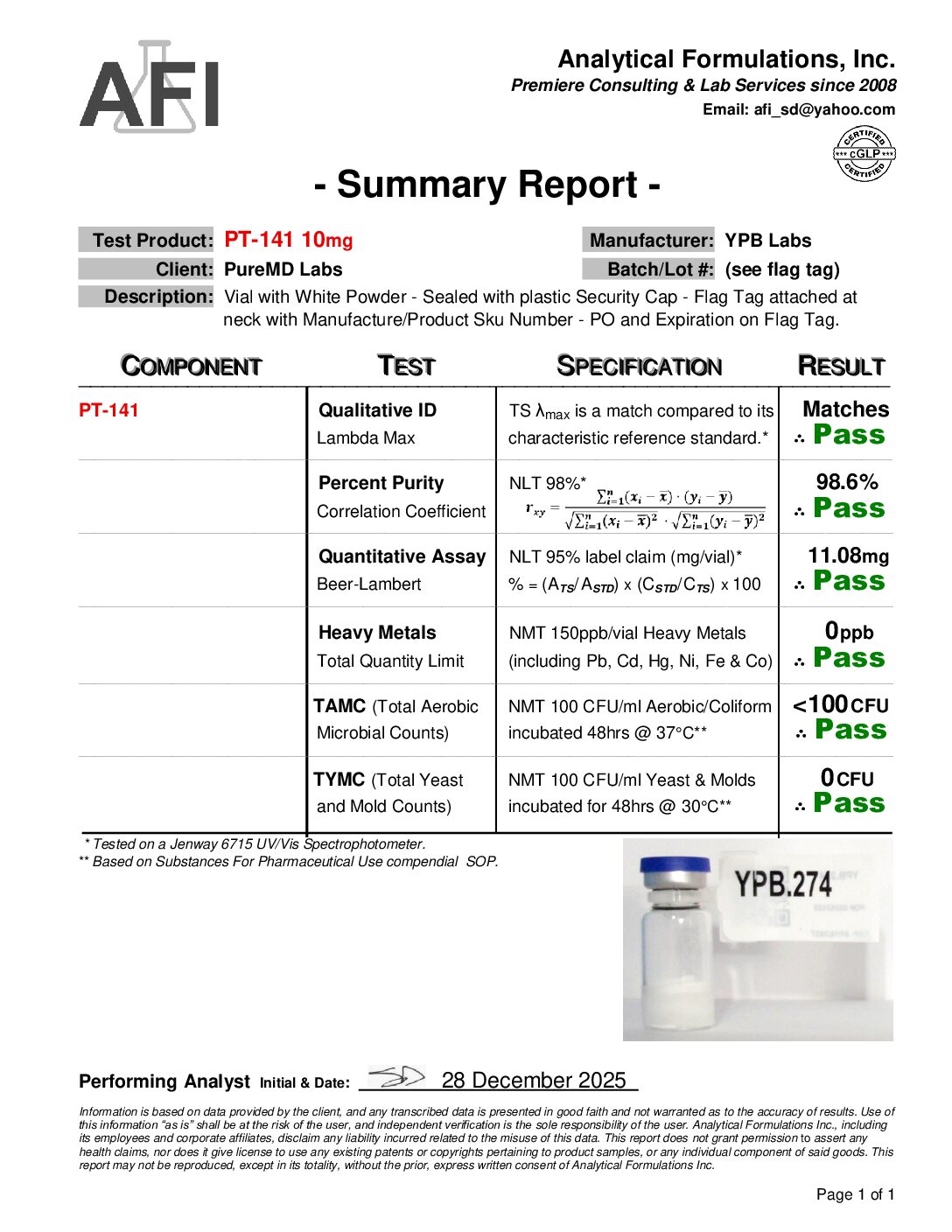 PT-141 (10mg) - Image 3